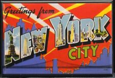 Greetings From New York City Vintage Postcard 2