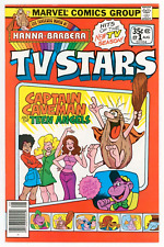 TV STARS #1 NM 9.4 SCARCE CAPTAIN CAVEMAN TEEN ANGELS HANNA-BARBERA GILBERT 1978 picture