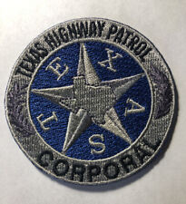 RARE ~ Texas Dept of Public Safety DPS Highway Patrol Corporal Patch ~  2.5” picture