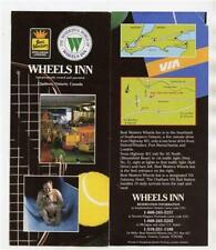 The Wonderful World of Wheels Inn Brochure Chatham Ontario Canada 1970's picture