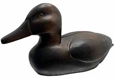 Duck Decoy Patagonian Crested Glass Eyes Solid Wood Body 10