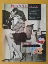 1987 Print Ad Sexy Heels Fashion Lady Long Legs Reflections On Amy Hanes Art picture