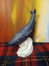 Diving Blue Whale Cold Cast Resin/Ceramic Figurine picture