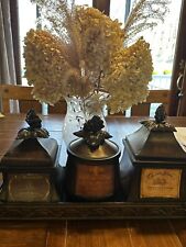 Rustic Tuscany / French Themed Wine Canister Set of 3 - Exc Condition~ Beauty picture