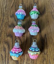 6- Two’s Company Cupcakes & Cartwheels Delicious Place Card Holders / Ornaments picture