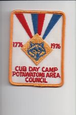 1776-1976 Potawatomi Area Council Cub Day Camp patch picture
