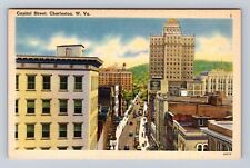Charleston WV-West Virginia, Capitol Street, Advertisement, Vintage Postcard picture