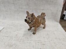 Vtg Hand Carved Wood Pomeranian Dog Folk Art  Figurine  picture