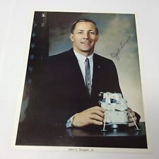 Vintage NASA Astronaut John L. Swigert jr. Signed Lithograph 10x8 1966 picture