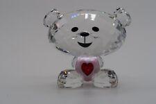 SWAROVSKI LOVLOTS CRYSTAL BO BEAR SO SWEET FIGURINE WITH PINK TAG LOVE BRAND NEW picture