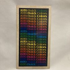 Vintage 1970 Buick Colors Sales Brochure Booklet picture