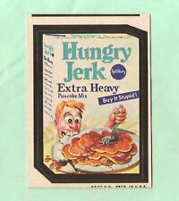 Wacky Packages vintage 3rd series sticker Hungry Jerk ** Topps 1973 tan back picture