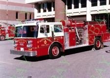 MANCHESTER, NH Fire Apparatus - 5x7 PHOTO: E-11 198? Pemfab / FMC 1250/? picture