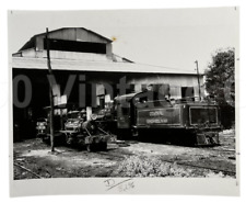 Vintage 8x10 photo of the Central Simon Bolivar Munaz locomotive engine picture