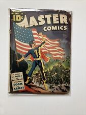Master Comics 30 1942 Captain Marvel Jr Fawcett Classic Flag Cover FR/GD picture