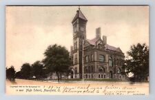 Mansfield OH-Ohio, High School, Souvenir, Antique, Vintage c1906 Postcard picture