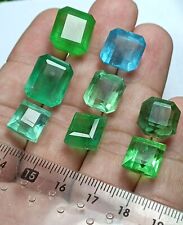 110 CT Green & Blue Color Faceted Fluorite with Nice Color & Clarity-Afghanistan picture