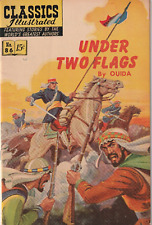 CLASSICS ILLUSTRATED #86  UNDER TWO FLAGS   HRN 167  SILVER-AGE   1966  NICE picture