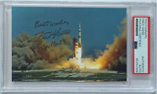 APOLLO 13 ASTRONAUT FRED HAISE SIGNED PHOTOGRAPH PSA DNA AUTOGRAPH NASA LAUNCH picture
