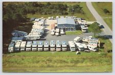 Transportation~Air View Recreational Specialties Motor Homes~Vintage Postcard picture