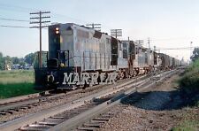 RR LARGE PRINT-NORFOLK & WESTERN NW 878 Action at Bellevue Oh  9/6/1972 picture