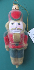 Christopher Radko Nutcracker Frosted Christmas Ornament Missing the Icicle 1997 picture