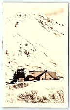 1930s KODIAK ALASKA SKI CHALET OPERATED AMERICAN RED CROSS RPPC POSTCARD P3900 picture