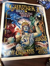 Krewe of Rhea poster 1983 double sided new orleans 384/1000 Measures 20x25 picture