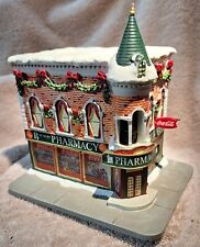 Coca-Cola Hawthorne Village St. Nick's Pharmacy Collectible Christmas House... picture