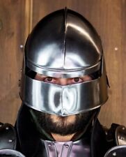 Medieval Hansel German Sallet Helmet | 18 Gauge Steel | Authentic Medieval Gift picture
