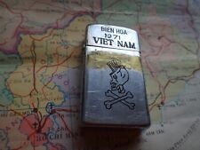 BIEN HOA 1971 US Special Forces SKULL Vietnam War Year 1971  Zippo Slim Lighter picture