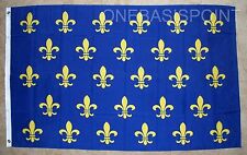 3'x5' Fleur De Lis Flag French Cajun Creole Party Louisiana Banner France 3x5 picture