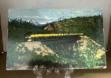 AK, Alaska  TRAIN AURORA~Railway Streamliner RAILROAD BRIDGE  Vintage  Postcard picture