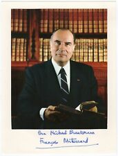 Mitterrand, François (1916-1996) - Signed photograph picture