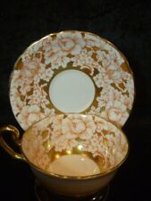 Vintage C & E Victoria Tea Cup & Saucer, Hand Painted, 