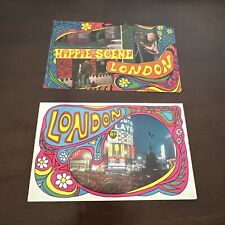 1960s Hippie Psychedelic Peace Love London Postcards  picture