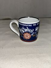 Vintage Burleigh Staffordshire England The Queens Silver Jubilee Mug 1952-1977 picture