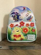 Pixar Loungefly A Bugs Life Earth Day Mini Backpack  Heimlich Flik Bug’s Purse picture
