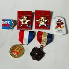 Olympic Pin Lot of 5 - 1984 - Boxing - Diving - Torch - Olympic Women 1996 picture
