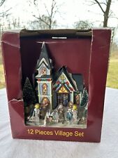 Village Collectibles 12 Piece Village Set picture