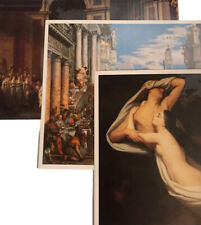 Postcards Louvre Paris Paintings Religious Context Vintage Unused Framable Art  picture