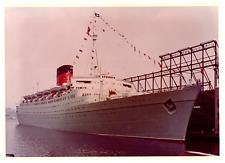Cunard Line RMS Caronia Photograph In Port 5