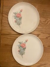 2pc 10 In Stetson Melmac Dinnerware Plates Floral Design picture