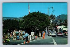 Laguna Beach CA-California, Display Mid Winter Art Festival Vintage Postcard picture
