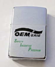 1996 Zippo ZipLight OEM/ERIE Safety Incentive Program Lighter Nice Advertising picture
