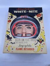 Collegeville Man On The Moon Costume Mask Astronaut Spaceman Small 3/2 picture