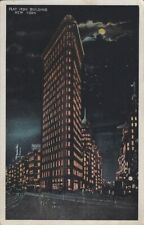 Postcard NY The Flatiron Building at Night New York, New York picture