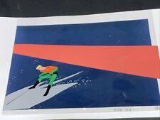 Aquaman Cel Filmation Hand Painted Production Riding Manta Ray 1968 +Background picture