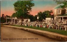 1930'S. MANOMET,MASS. HOLMES WOODLAWN NOVELTY WORKS. POSTCARD IA33 picture