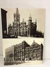 Chicago IL Unused Postcards C&NW Station 1885 & 3 Monuments of Architecture 1889 picture